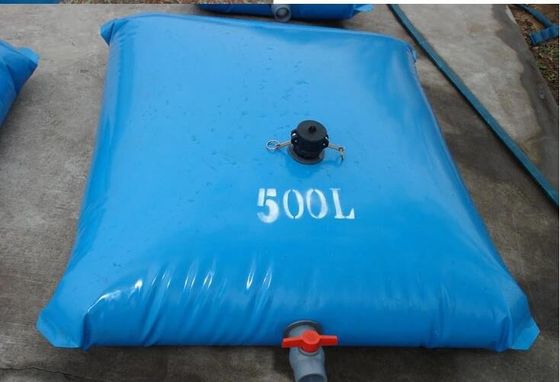불 싸움 휴대용 물 탱크를 위한 팽창식 500L 방수포 물 탱크 경량