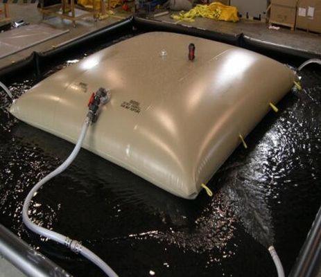 비 수집 500L PVC 유연 타포린 저수 탱크