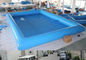 가족 수영풀 물자를 위한 내화성이 있는 PVC 방수포를 가진 8M*6M 팽창식 수영풀