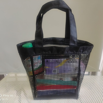 다기능 강성 PVC 코팅 Mesh 가방 낚시 쇼핑 또는 스포츠 저장 가방