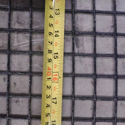 철도 또는 부드러운 토양 기초를위한 산업용 PVC 코팅 폴리에스테르 메쉬 지오 그리드