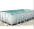 금속 구조 가정 사용 실내 수영풀을 가진 튼튼한 경량 PVC 팽창식 수영풀