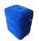 파란 휴대용 팽창식 Footrest 베개 PVC 및 발 방석을 무리를 짓기