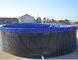 16m 지름 301,440 리터 접이식 둥근 물고기 연못 PVC 텐포 야외 물고기 탱크