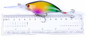 6개 색깔 11CM/18g 4#Hooks 3D 눈 레이저는 유혹을 잡는 0.30m-1.5M 플로팅 크랭크를 유혹합니다