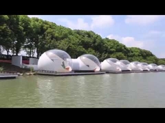 부풀게할 수 있는 버블 텐트