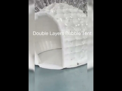 BGO 팽창식 버블 텐트 2중 레이어, 우수한 단열, 야외 레스토랑, 커피 바, 글로벌 텐트